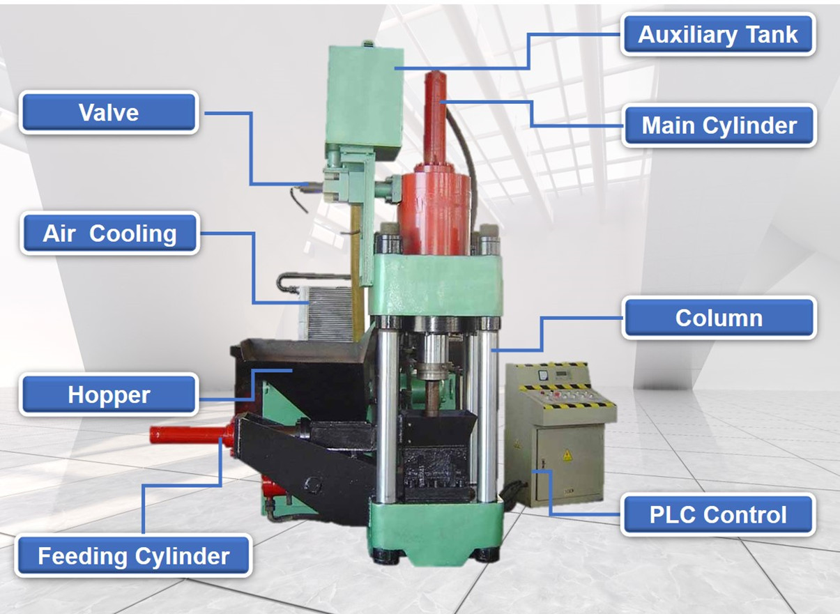 aluminum briquetting machine