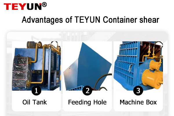 TEYUNコンテナせん断機の利点