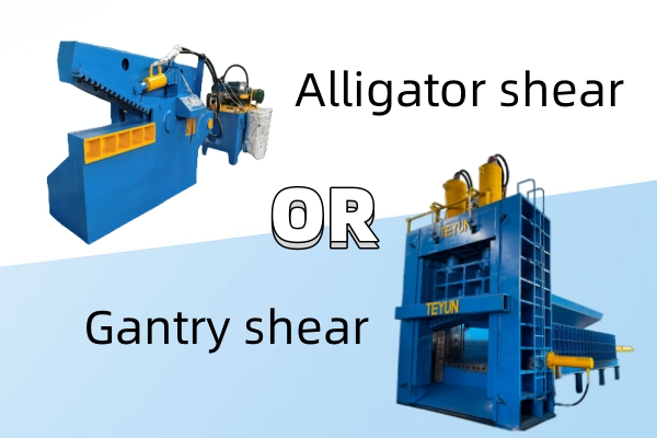 Which one is more suitable for you?Alligator shear or Gantry shear?